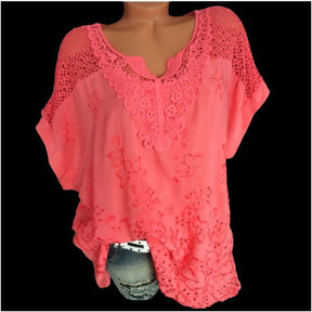 Blusa de Casimira com Detalhes em Renda Lantana