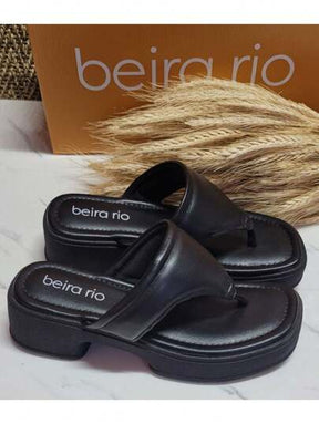 Sandália Flat Chinelo Dedo salto alto Levinha Moda Feminina