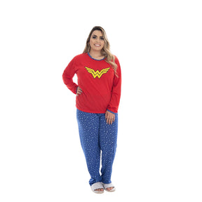 Pijama de Frio Feminino Longo - Conforto e Estilo para o Inverno - La Pupina