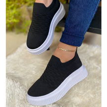 Tênis Feminino Plataforma slip on Casual Blogueirinha