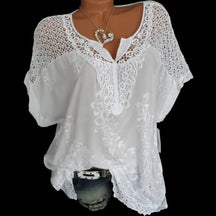 Blusa de Casimira com Detalhes em Renda Lantana