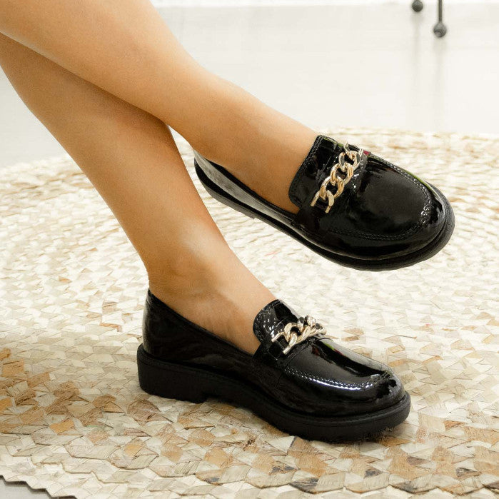 Mocassim Feminino Preto Clássico