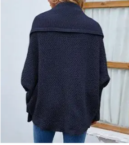 Cardigan de Tricot Feminino Ponto Aberto Estela