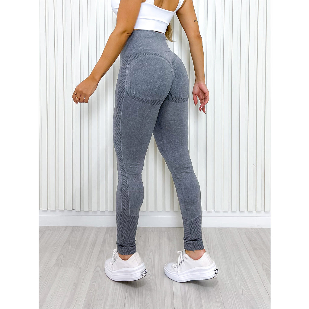 Calça Legging Esportiva Feminina Cintura Alta Elástica