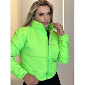 Jaqueta Puffer Feminina Bobojaco Estilo Blogueira