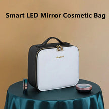 Bolsa Make Pro Profissional com Espelho LED Original