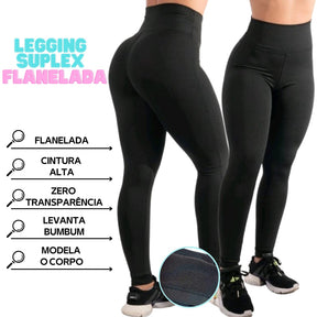 Legging Flanelada Grossa Tecido Premium