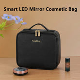 Bolsa Make Pro Profissional com Espelho LED Original