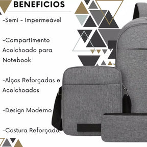 Kit Mochilas Resistente Impermeável